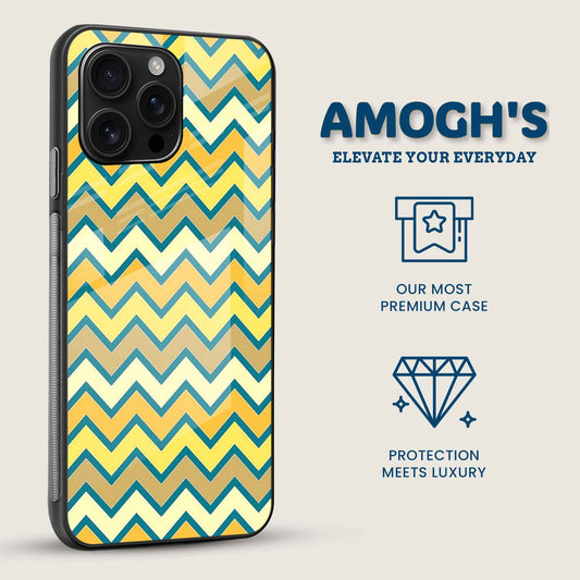 Chevron Stripe Mobile Back Cover Side Image