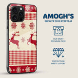 Christmas Deer Mobile Back Cover Side Image