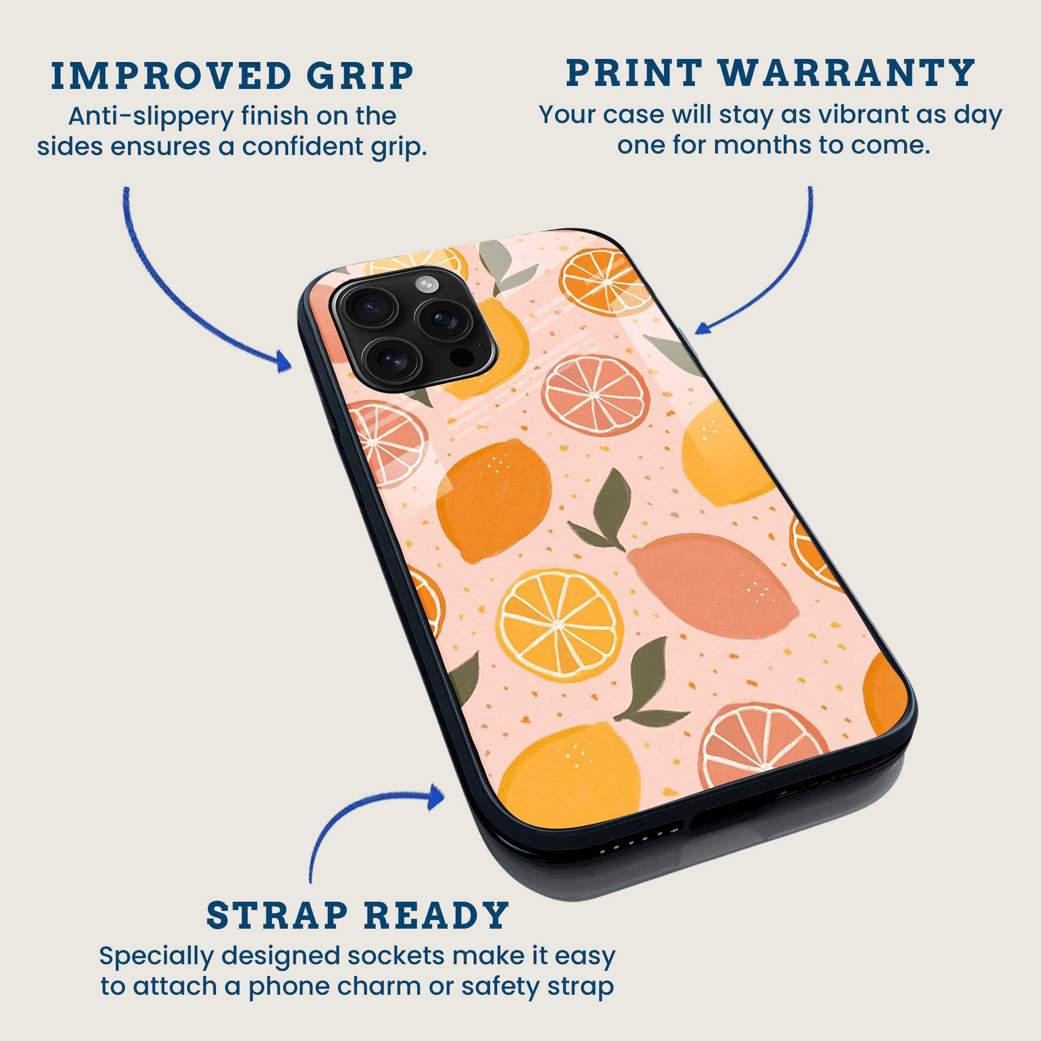 Citrus Burst Mobile Back Cover Feature Image
