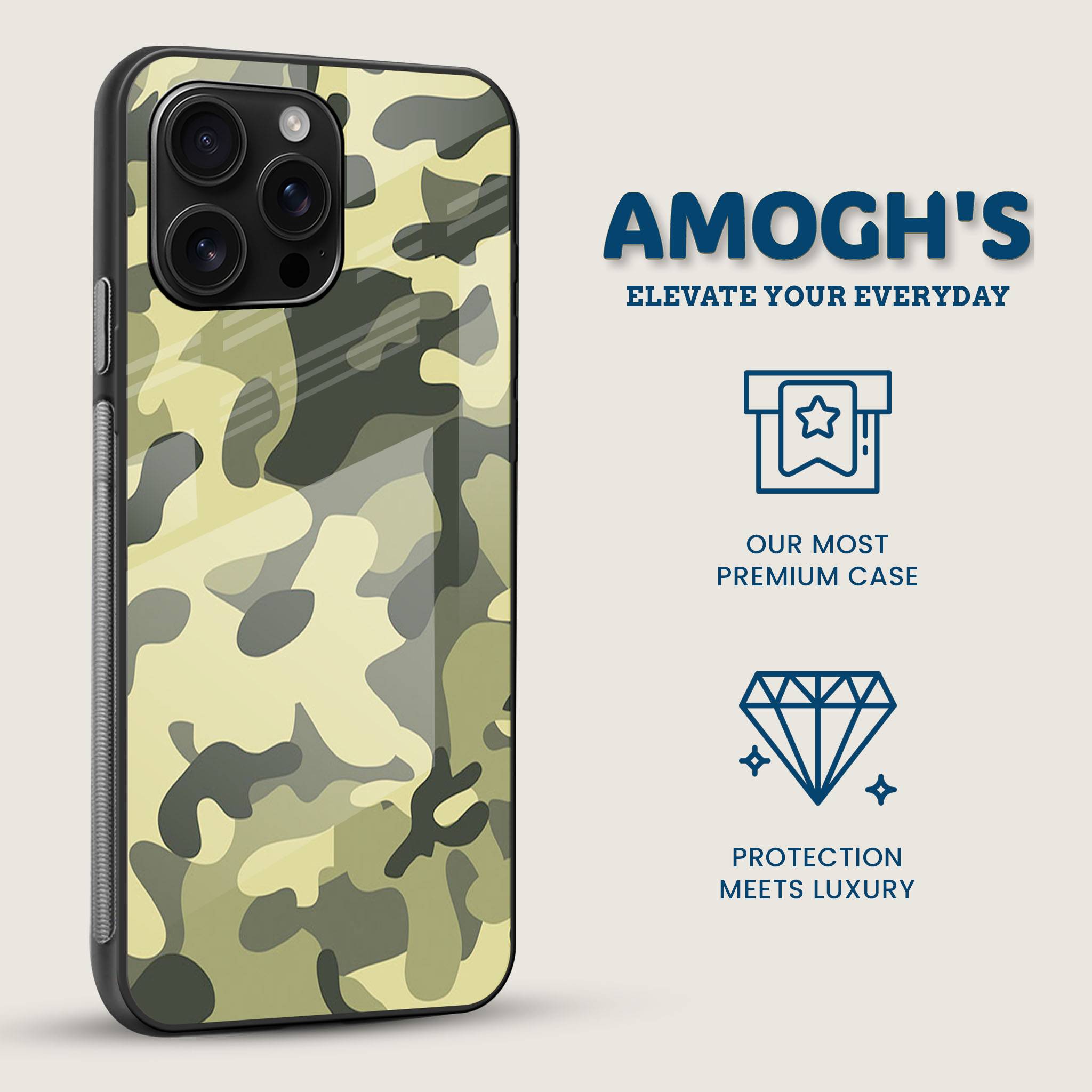 Classic Camo Mobile Back Cover Side Image