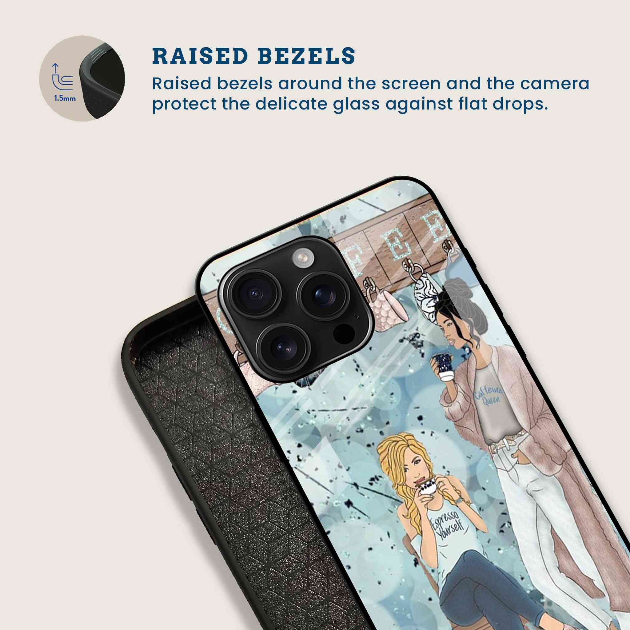 Coffee Friend Mobile Back Cover Bezel Image