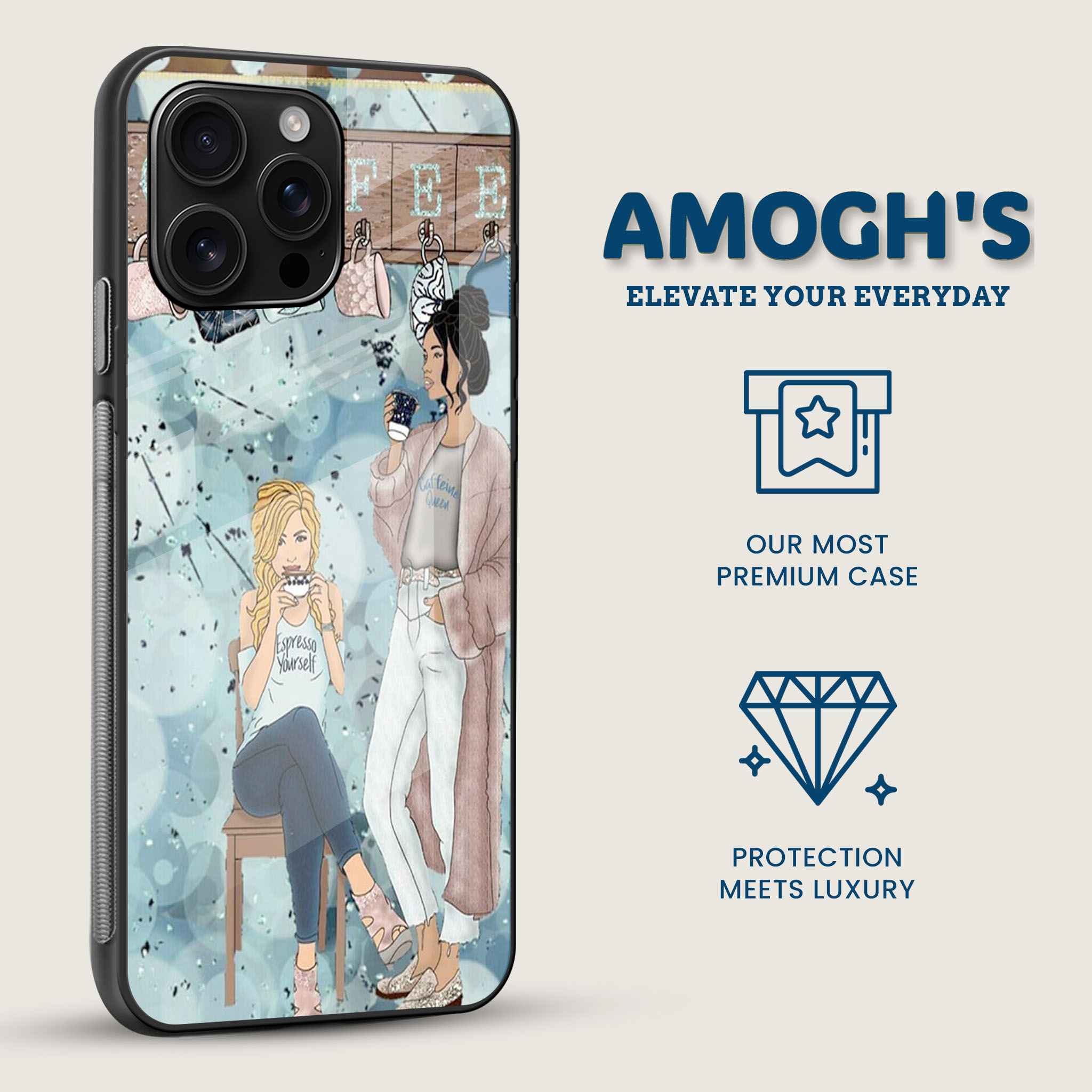 Coffee Friend Mobile Back Cover Side Image