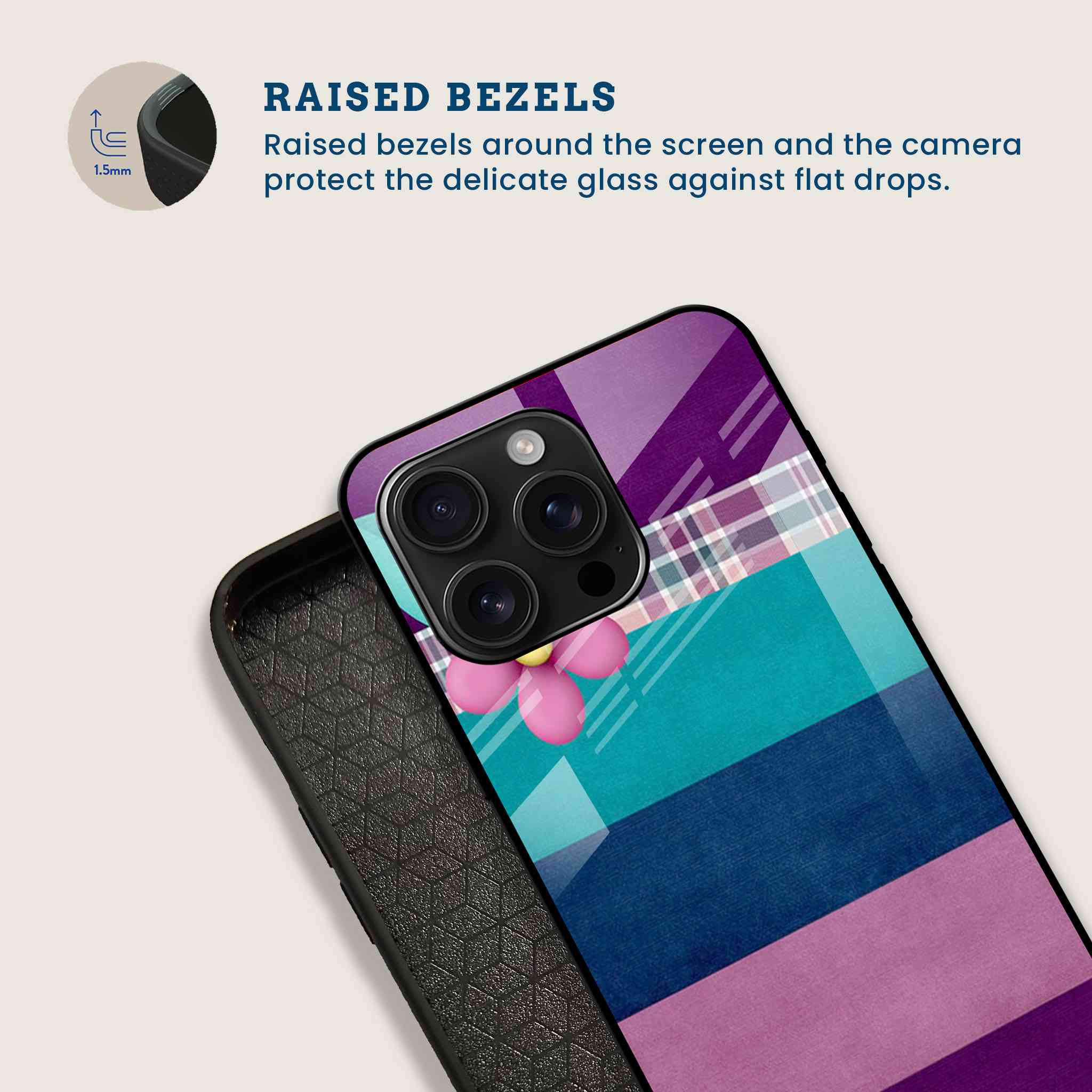Color Straps Mobile Back Cover Bezel Image