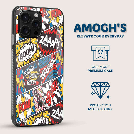 Comic Blast Mobile Back Cover Side Image