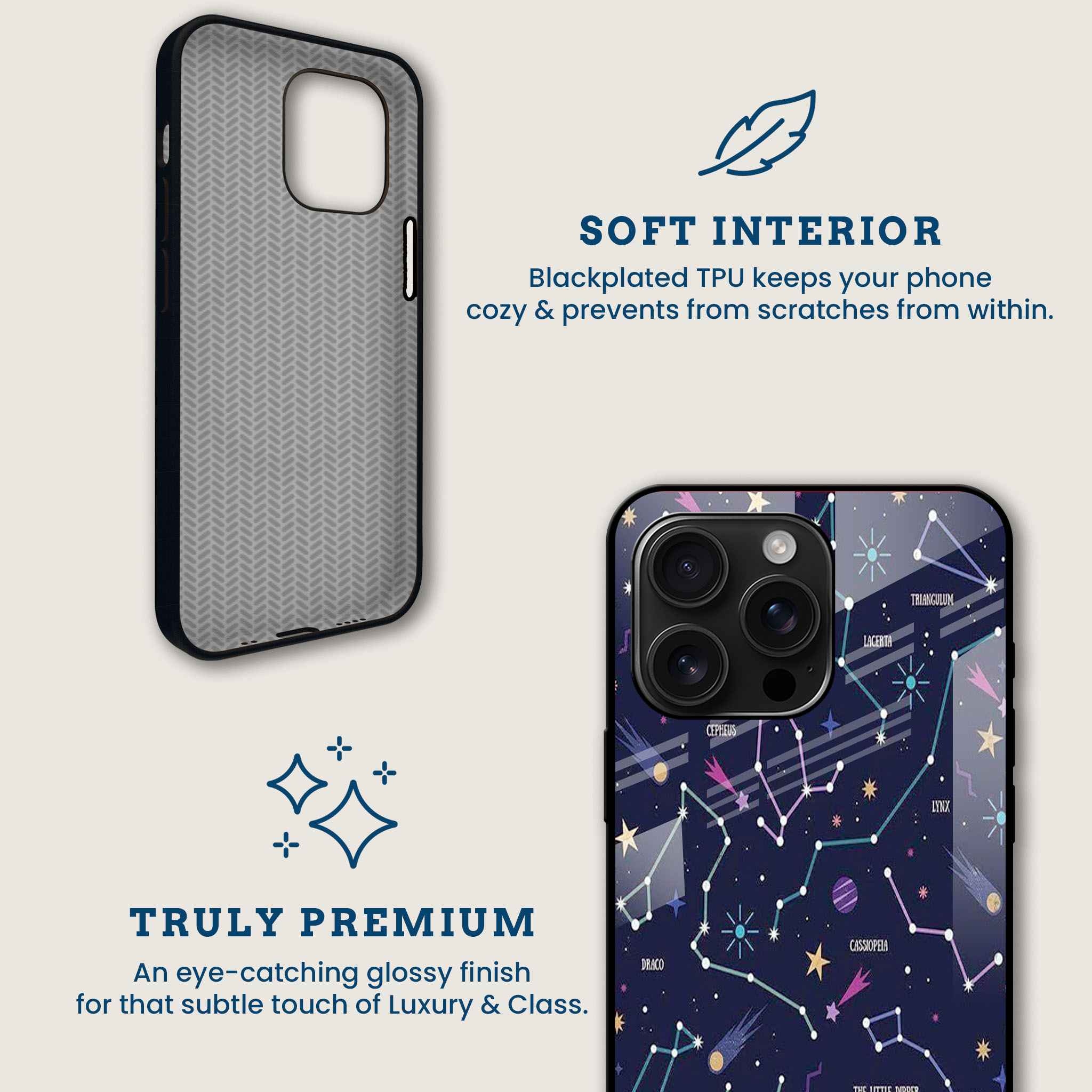 Constellation Map Mobile Back Cover Brand Image