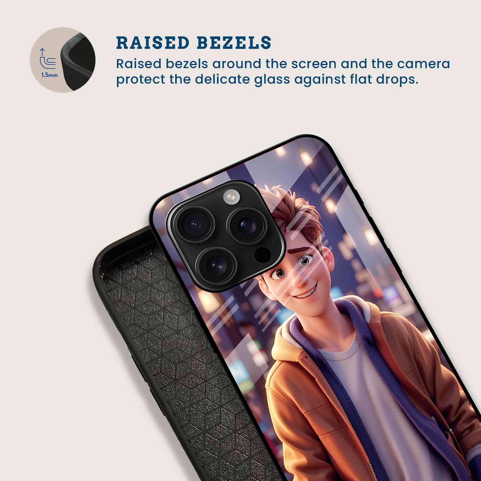 Cool Boy Mobile Back Cover Bezel Image