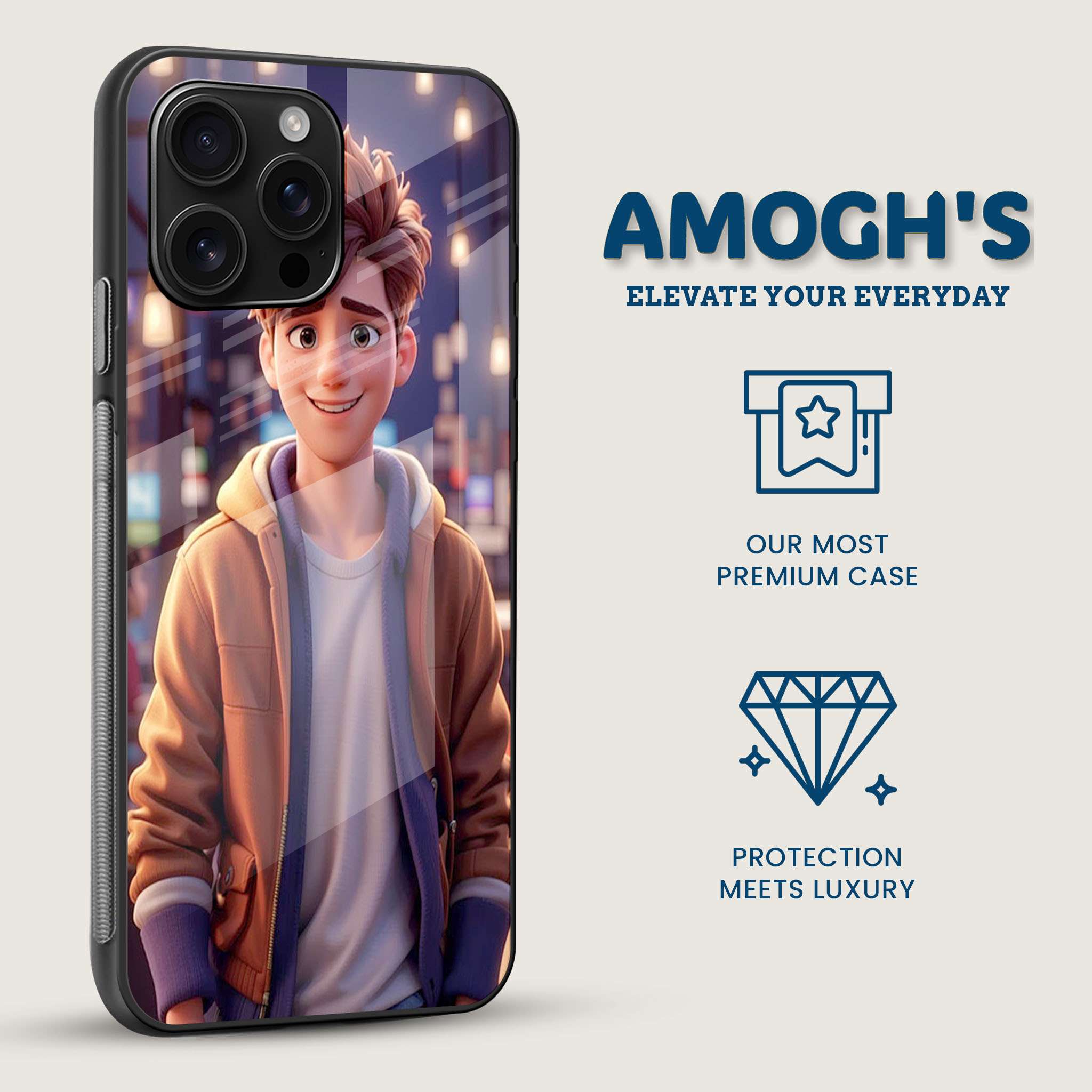 Cool Boy Mobile Back Cover Side Image