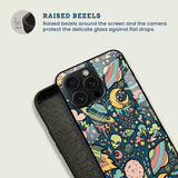 Cosmic Doodle Space Art Mobile Back Cover Bezel Image