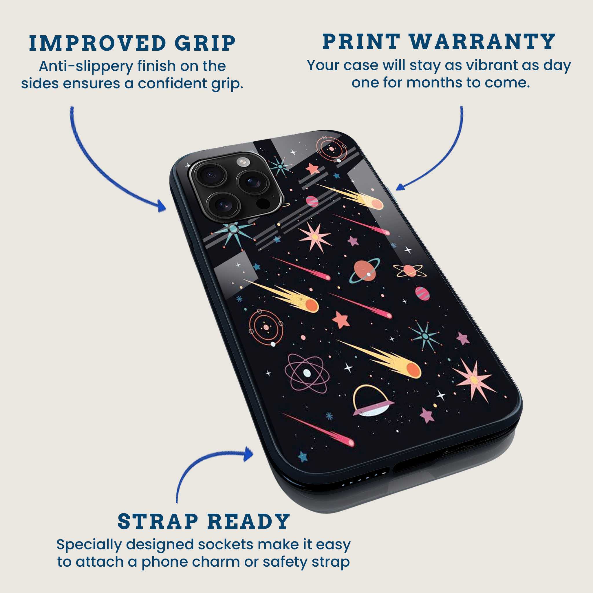 Cosmic Journey Mobile Back Cover Feature Image