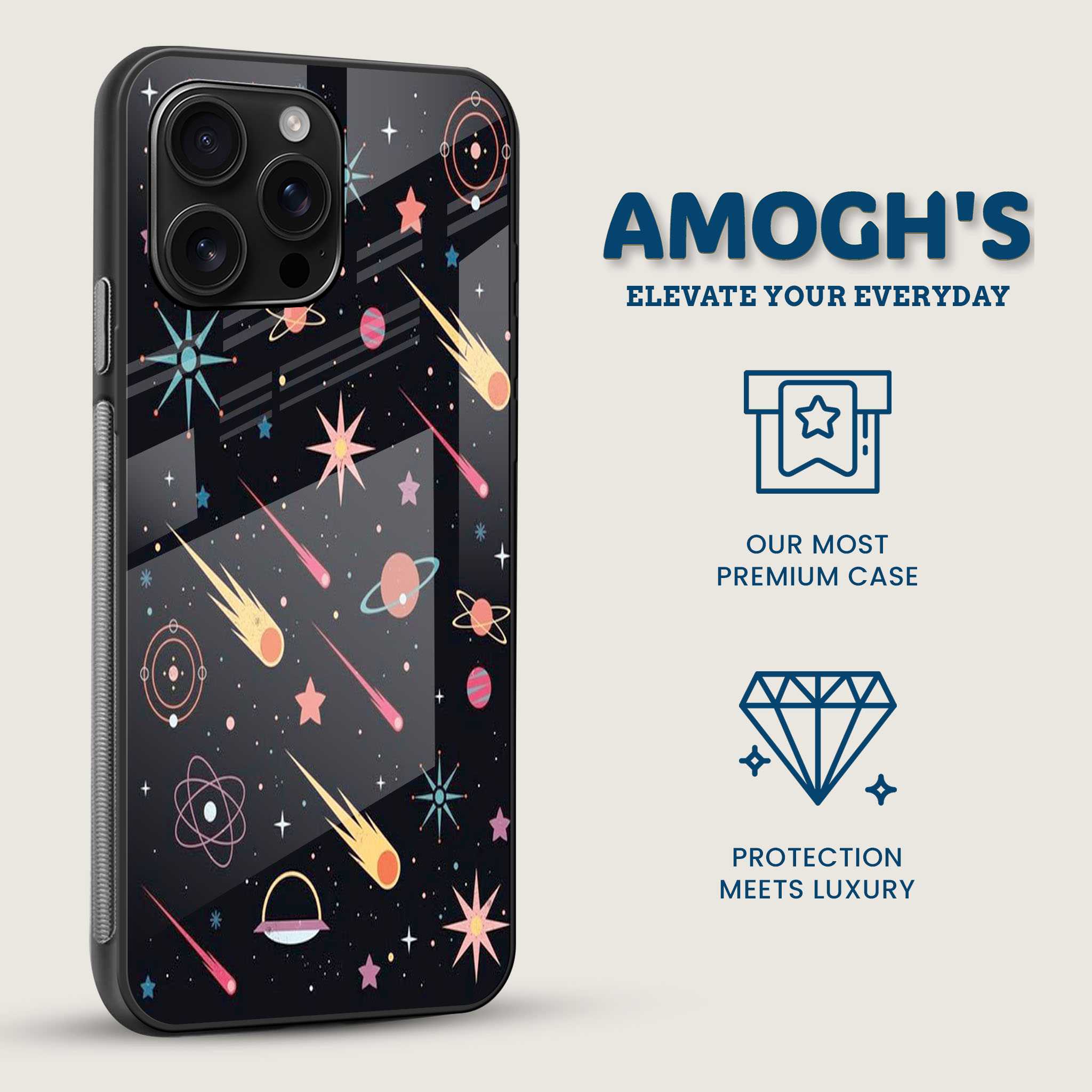 Cosmic Journey Mobile Back Cover Side Image