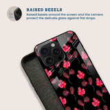 Crimson Clover Floral Mobile Back Cover Bezel Image