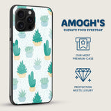 Cute Cactus Mobile Back Cover Side Image