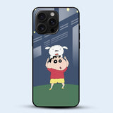 Cute Shinchan Shiro Mobile Back Cover Main Image
