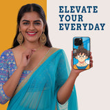 DBZ Goku Mobile Back Cover Woman Image