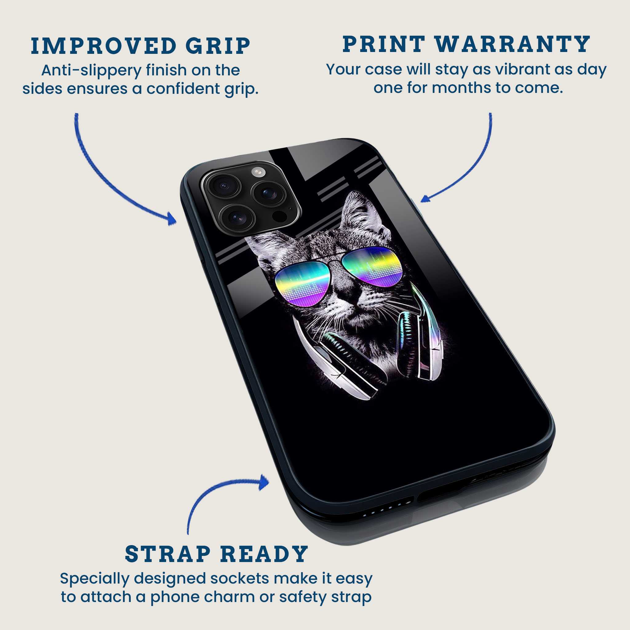 DJ Cat Mobile Back Cover Feature Image