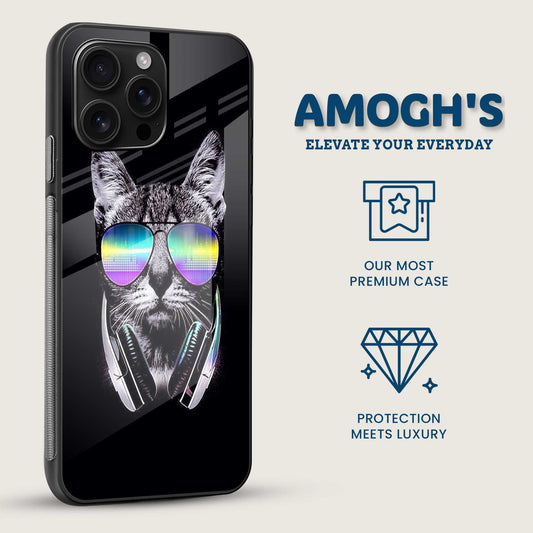 DJ Cat Mobile Back Cover Side Image