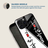 Dad Mom Heartbeat Mobile Back Cover Bezel Image