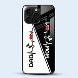 Dad Mom Heartbeat Mobile Back Cover Main Image