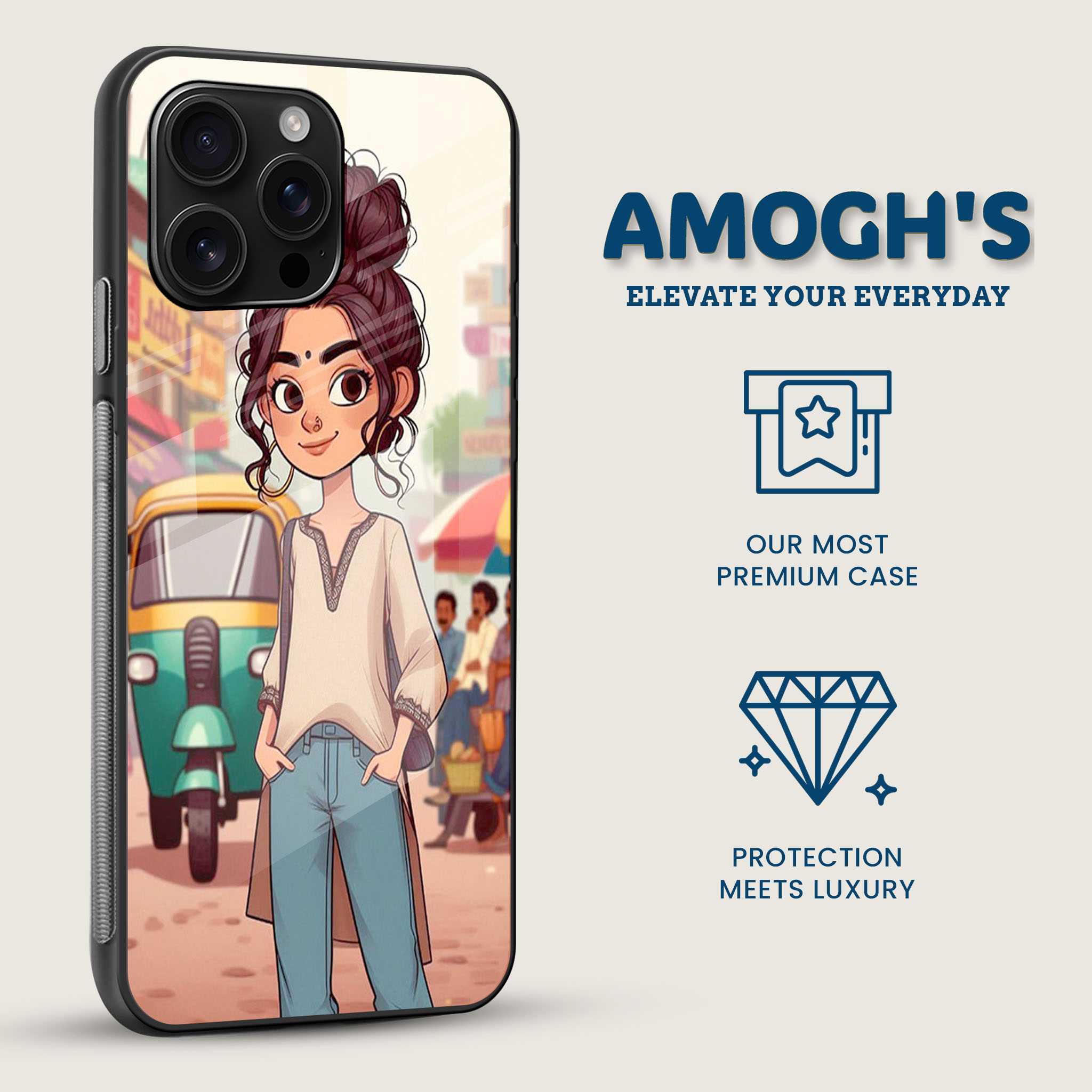 Daily Hustler Mobile Back Cover Side Image