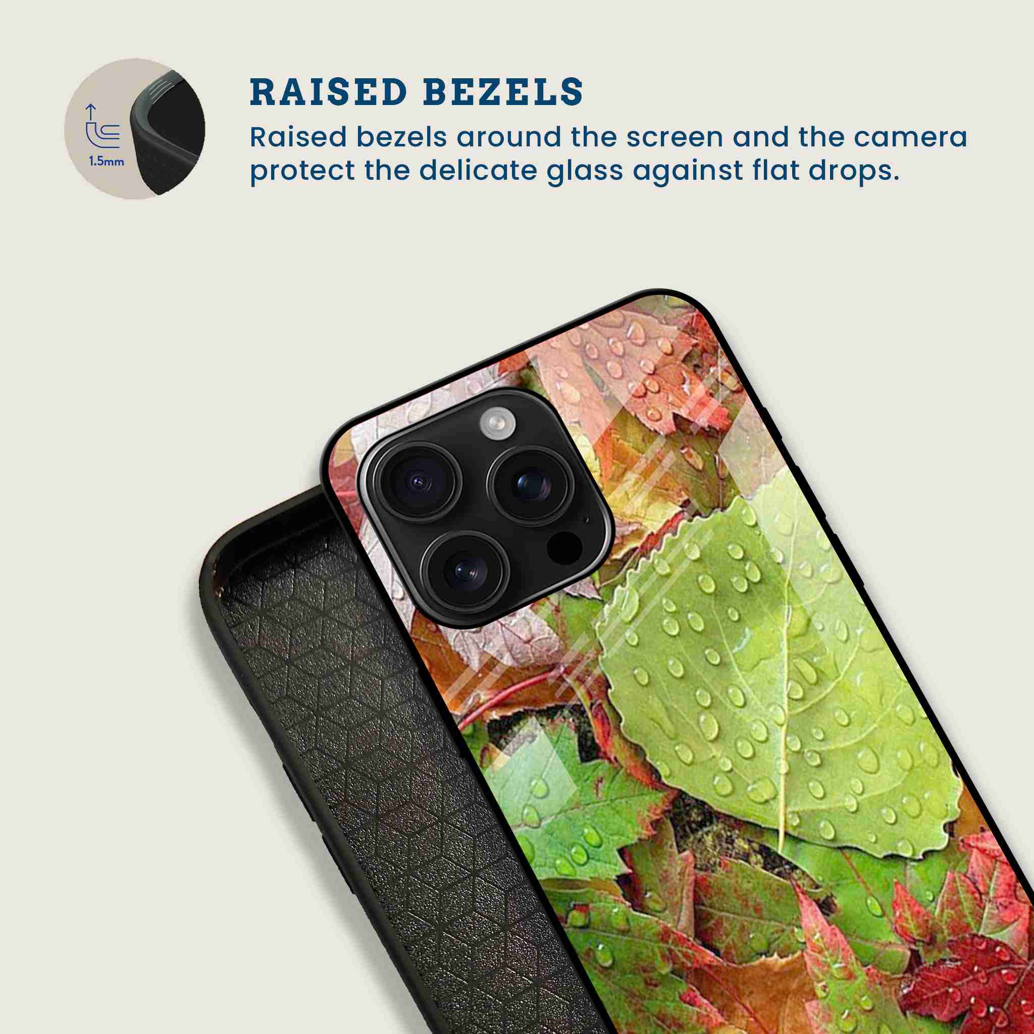 Dewdrop Forest Mobile Back Cover Bezel Image