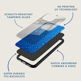 Dewy Blue Mobile Back Cover Layer Image