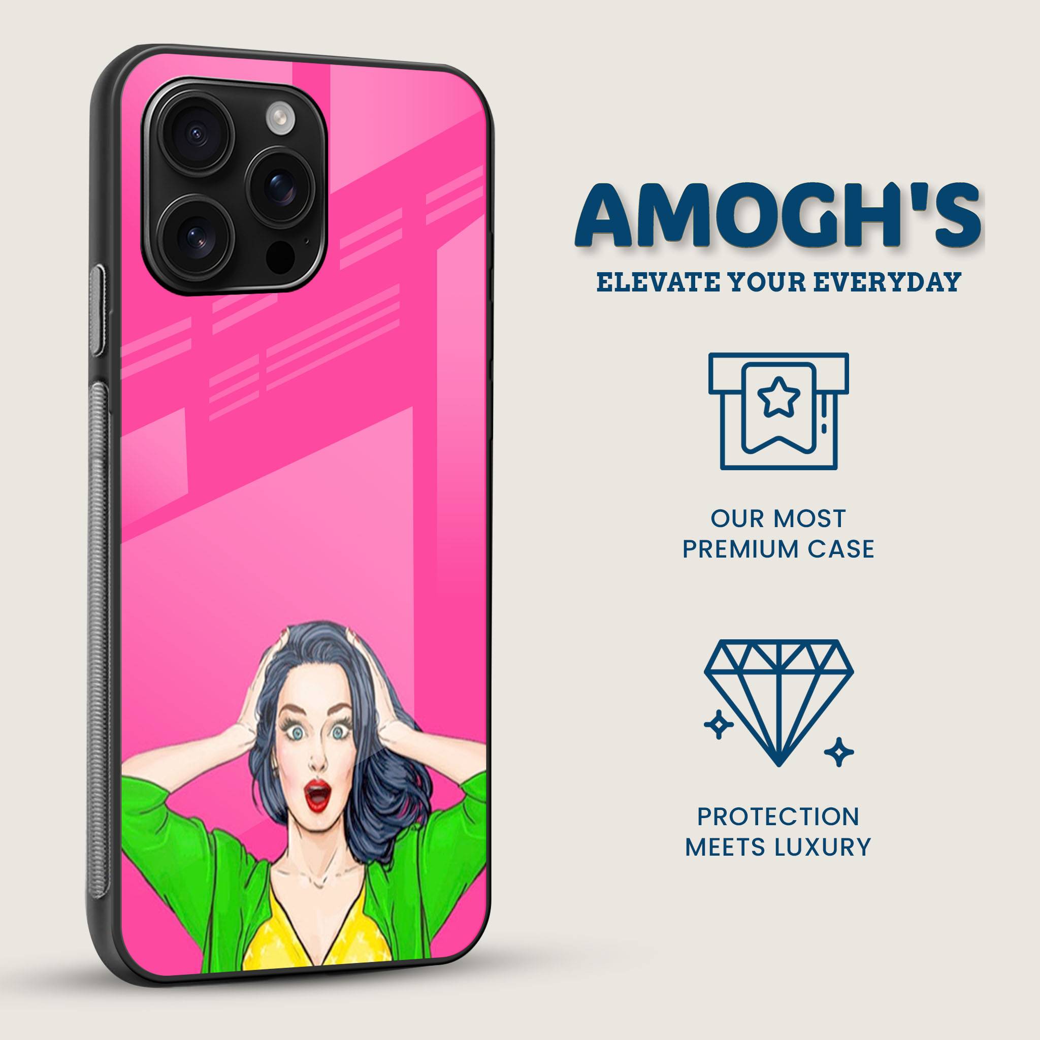 Drama Queen Mobile Back Cover Side Image