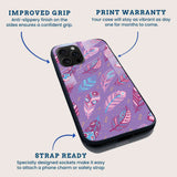 Dreamy Boho Feather Mobile Back Cover Feature Image