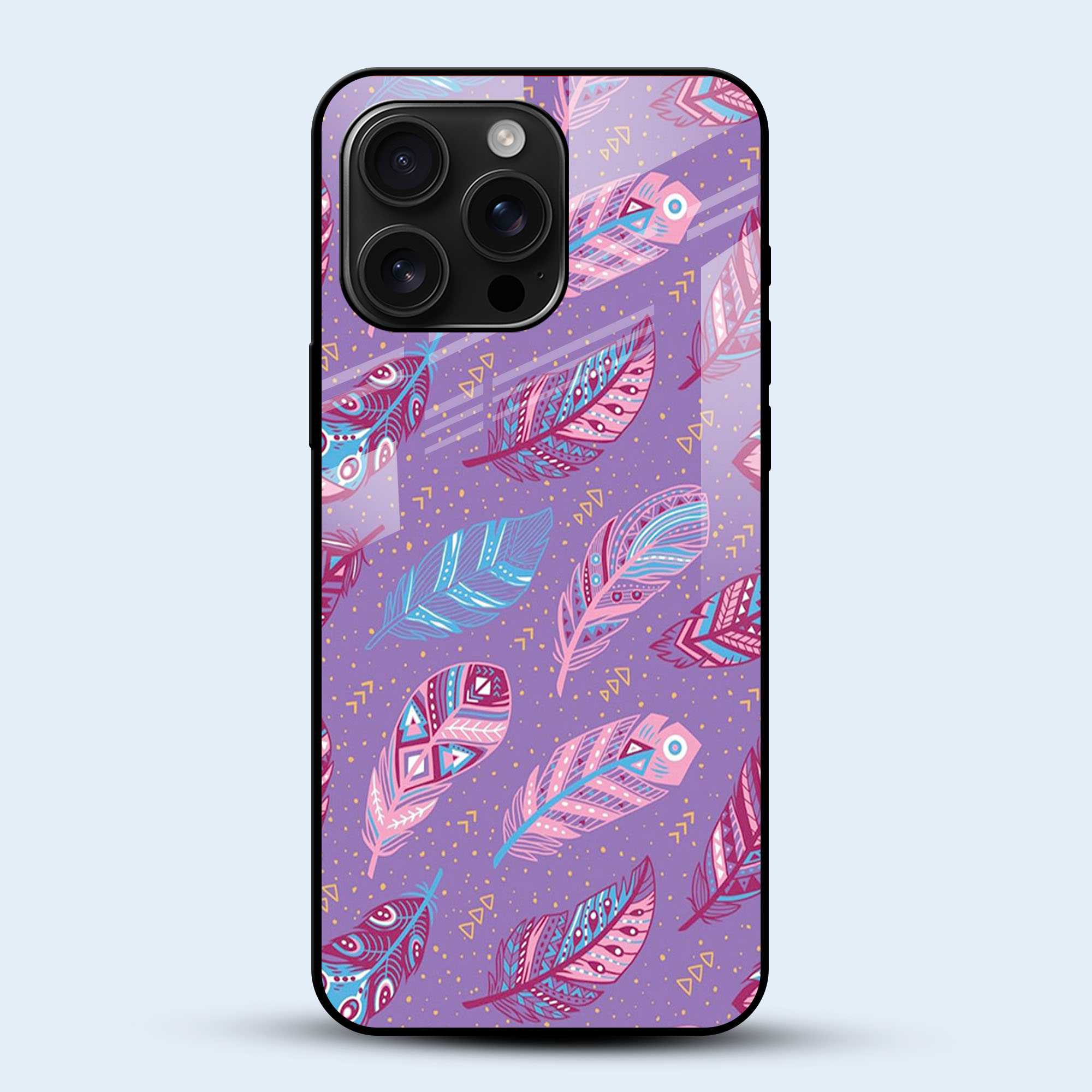 Dreamy Boho Feather Mobile Back Cover Main Image