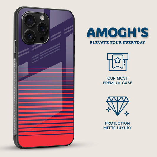 Dual Tone Stripe Mobile Back Cover Side Image