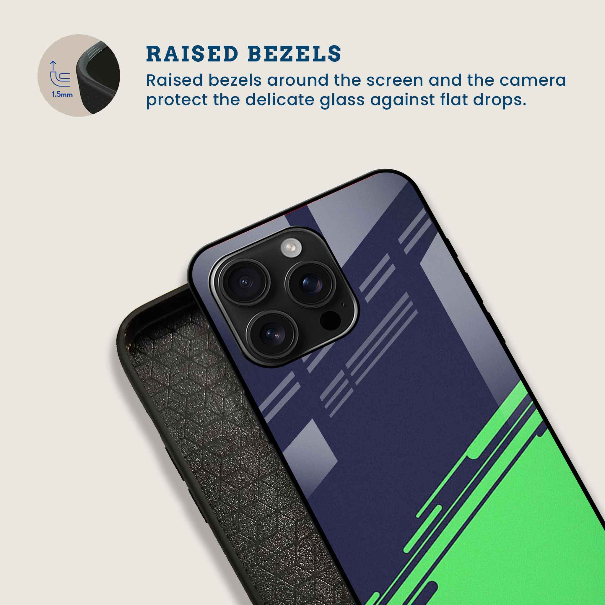 Dynamic Surge Mobile Back Cover Bezel Image