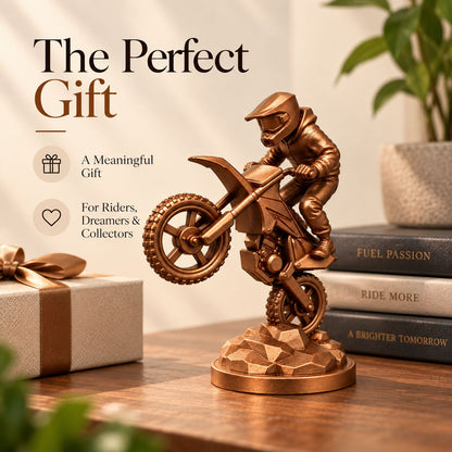 Motocross Rider | 3D Printed Motorcycle Sculpture