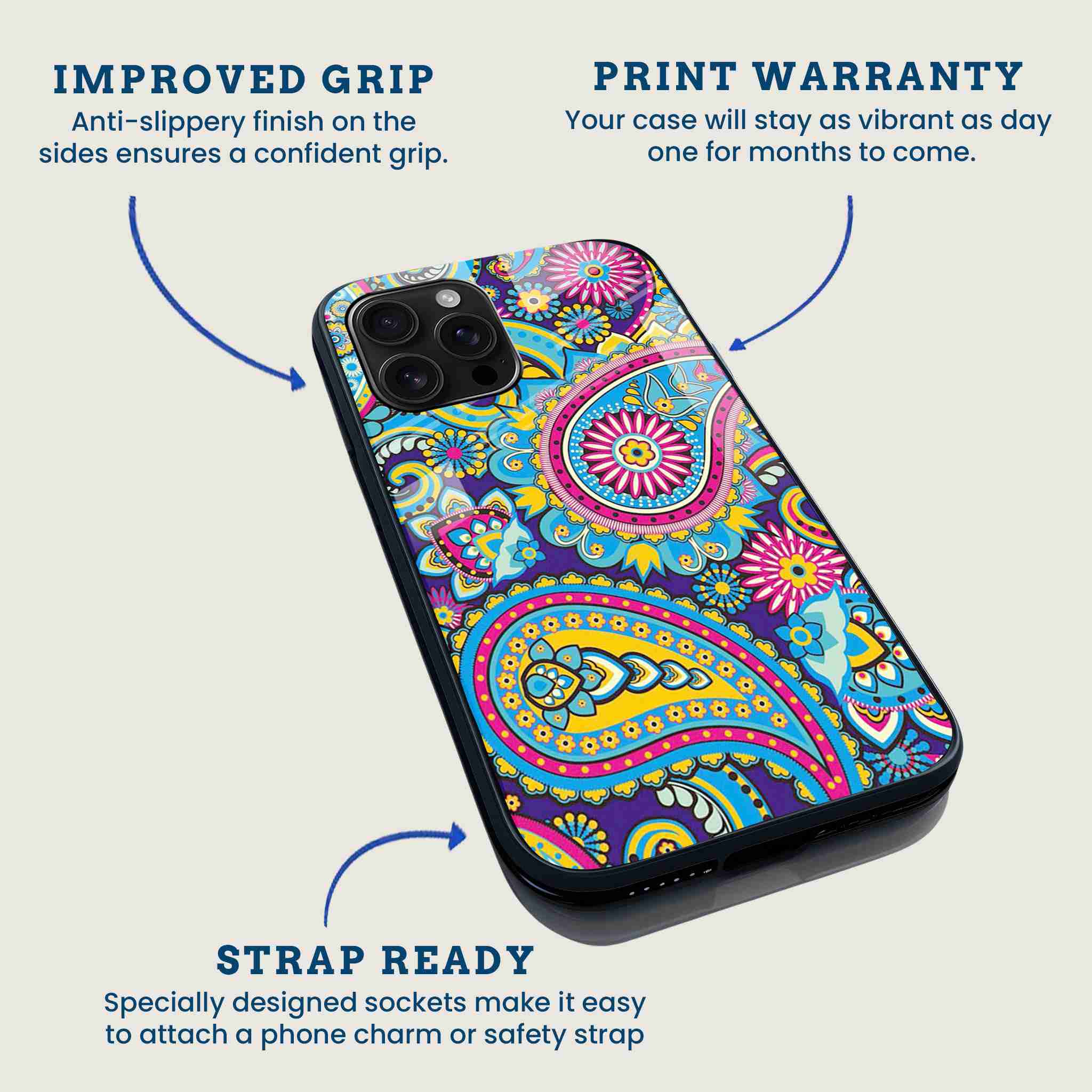 Electric Pasley Mobile Back Cover Feature Image