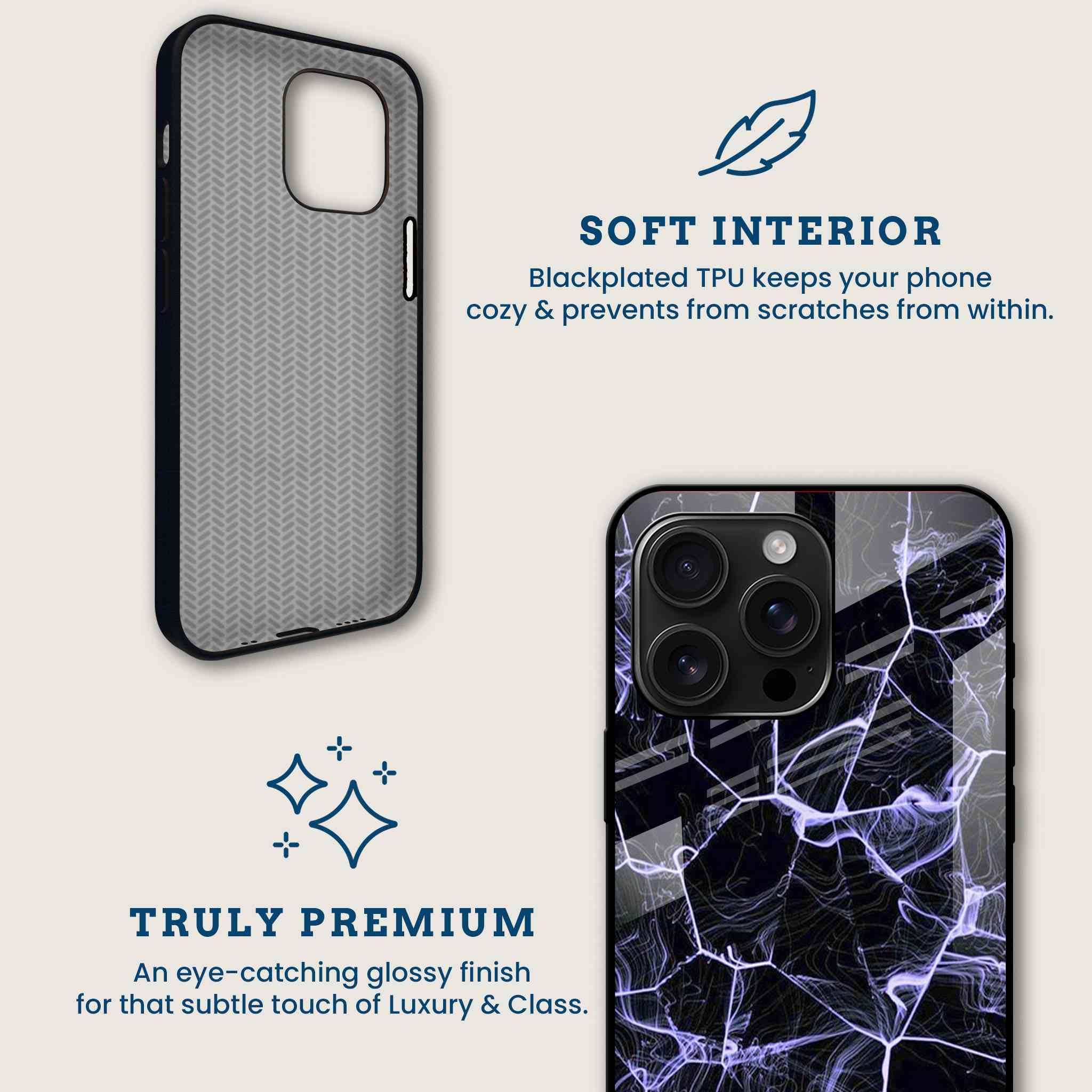 Electric Veins Mobile Back Cover Brand Image