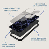 Electric Veins Mobile Back Cover Layer Image
