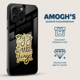 Enjoy Little Things Mobile Back Cover Side Image