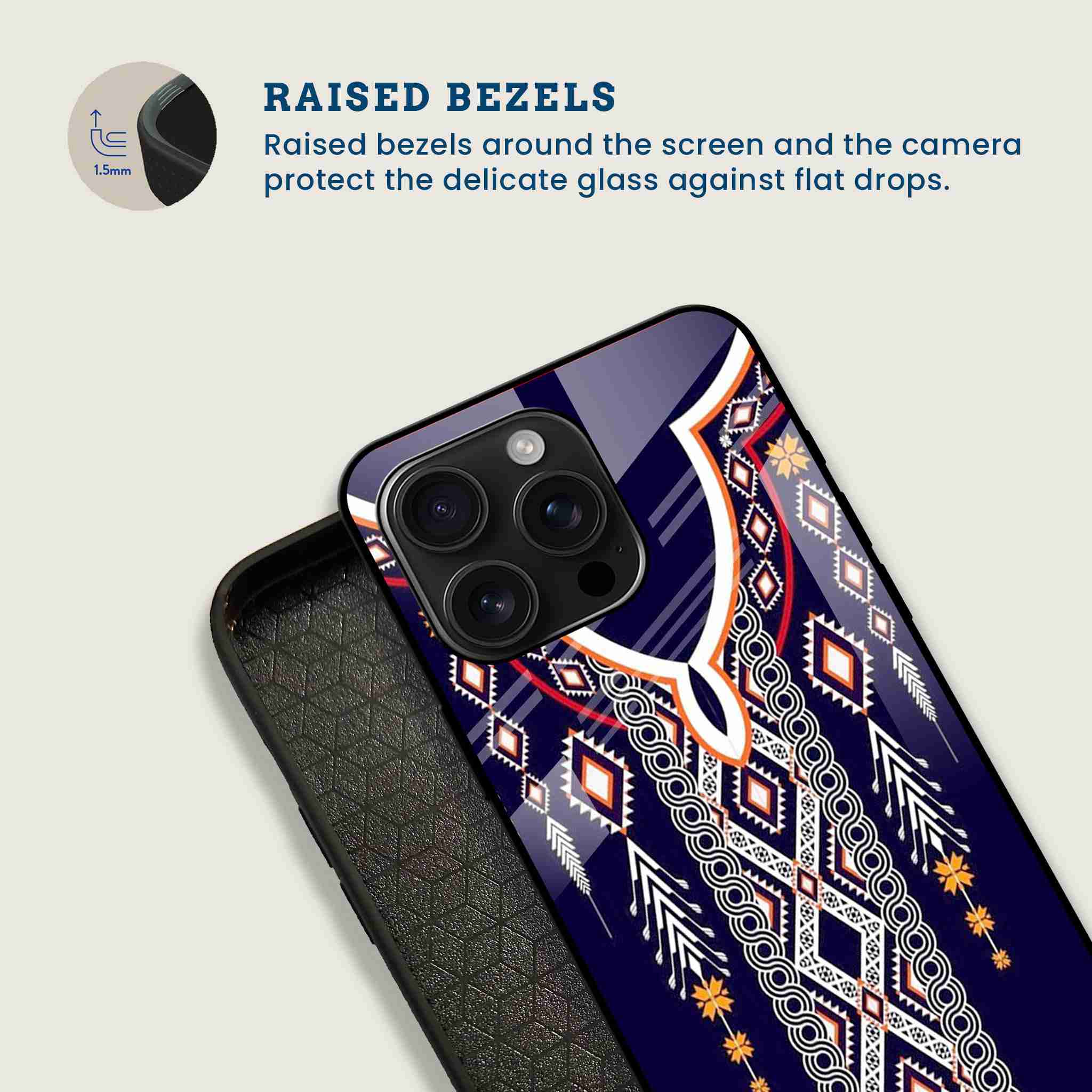 Ethnic Triba Mobile Back Cover Bezel Image
