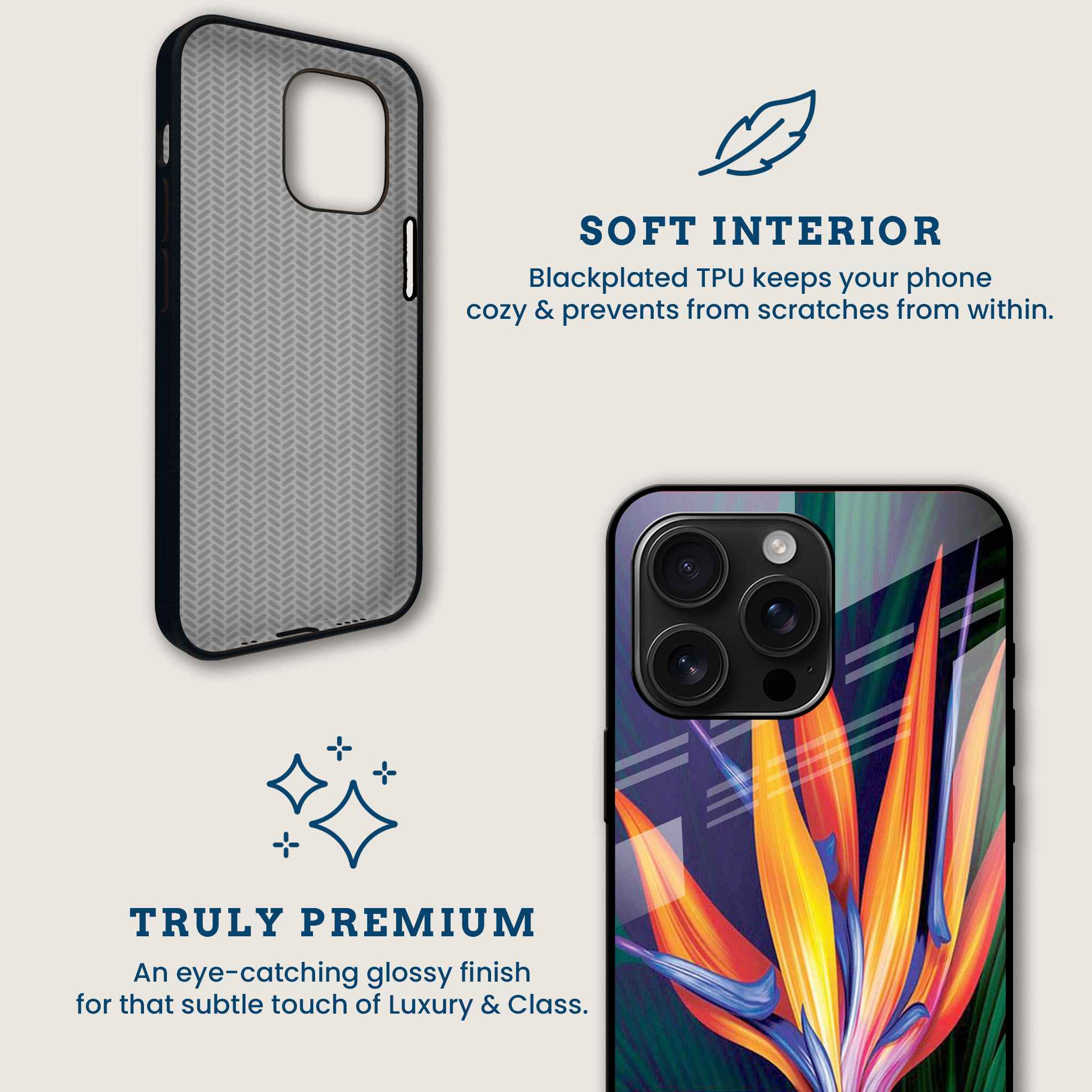 Exotic Flower Mobile Back Cover Brand Image