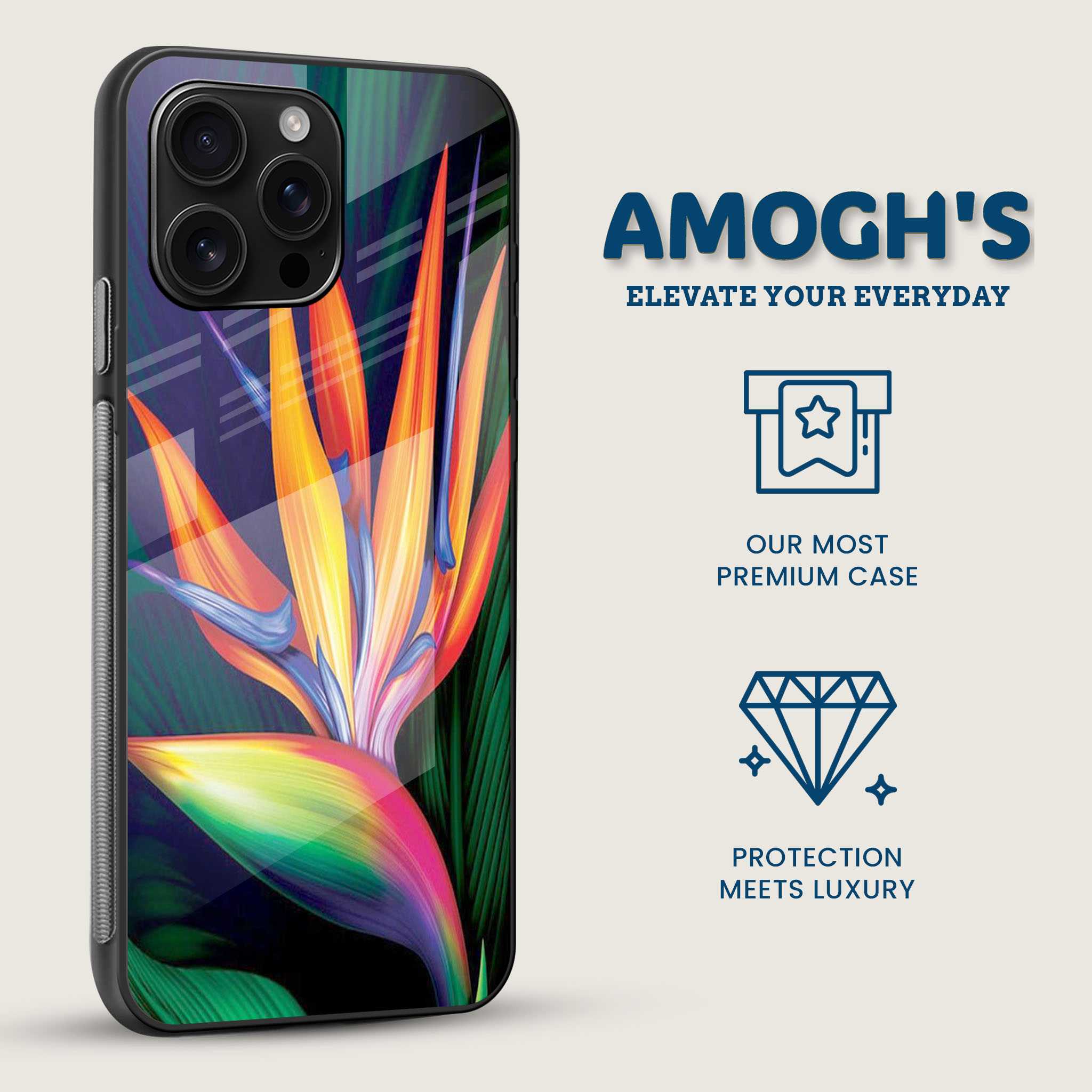 Exotic Flower Mobile Back Cover Side Image