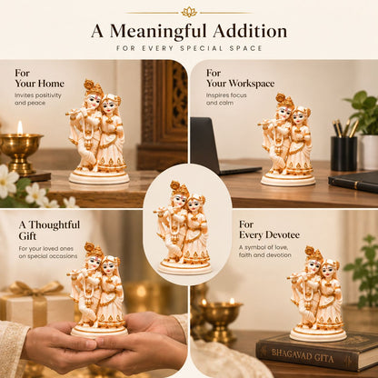 Radha Krishna | 3D Printed Decorative Idol