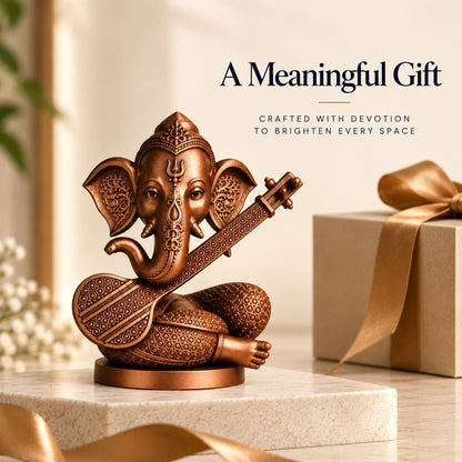 Ganesh with Veena | 3D Printed Idol