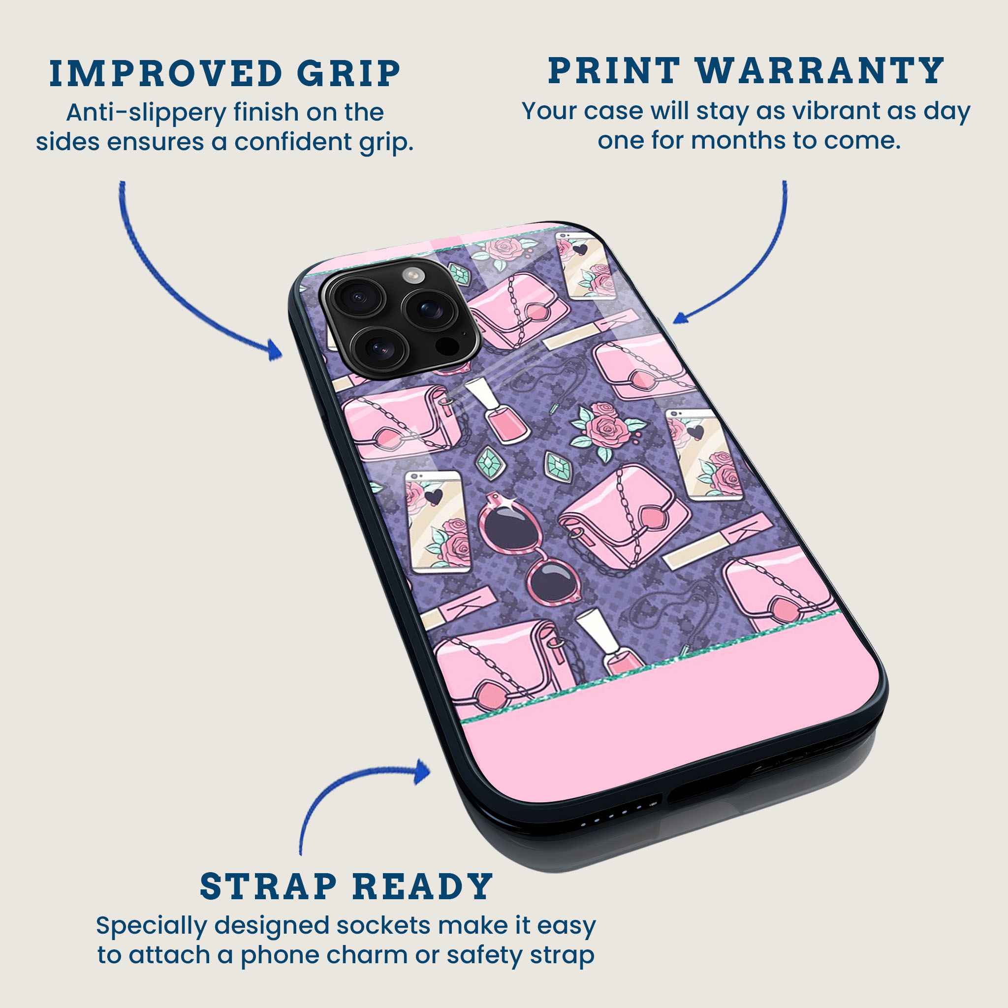 Fashionista Mobile Back Cover Feature Image
