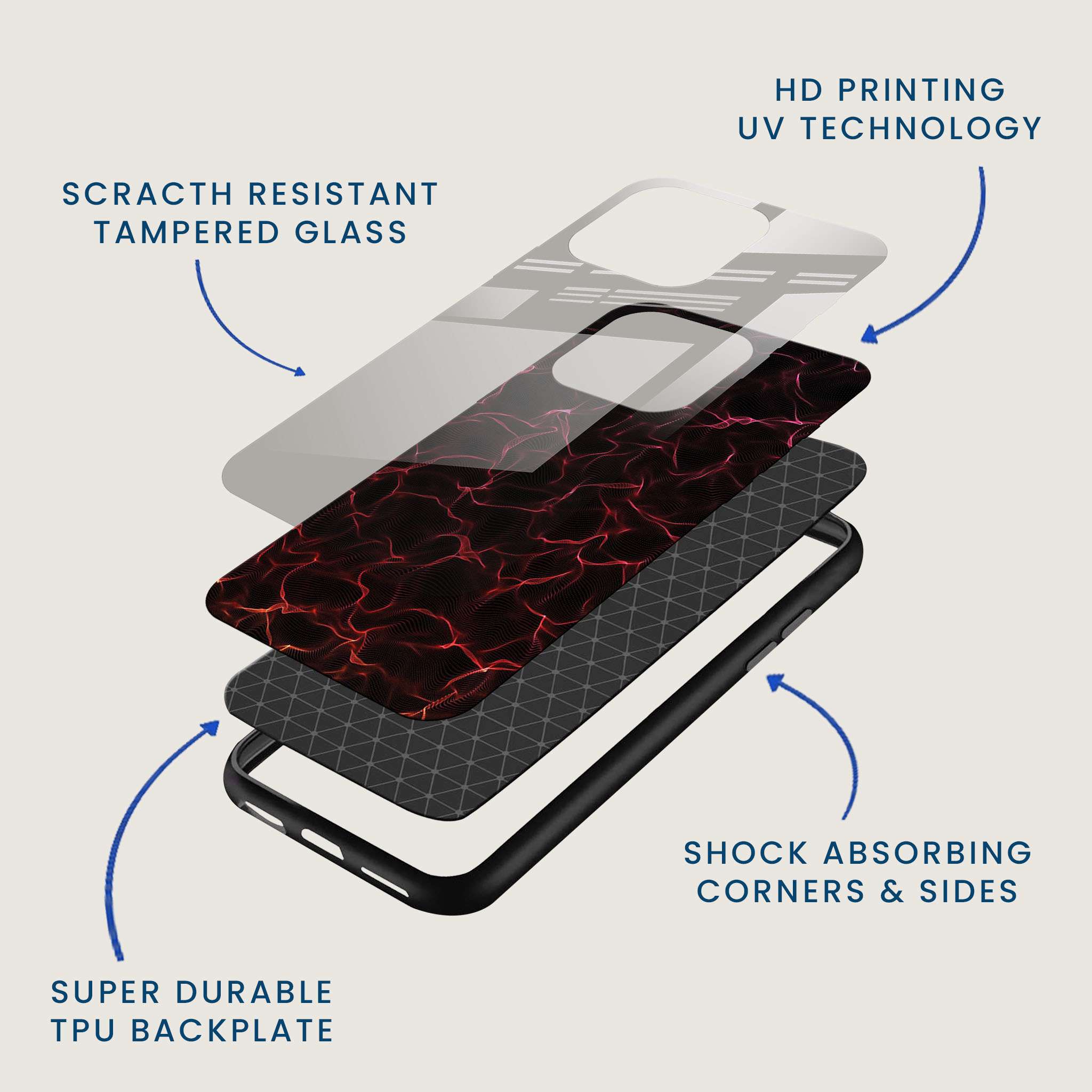 Fire Dance Mobile Back Cover Layer Image