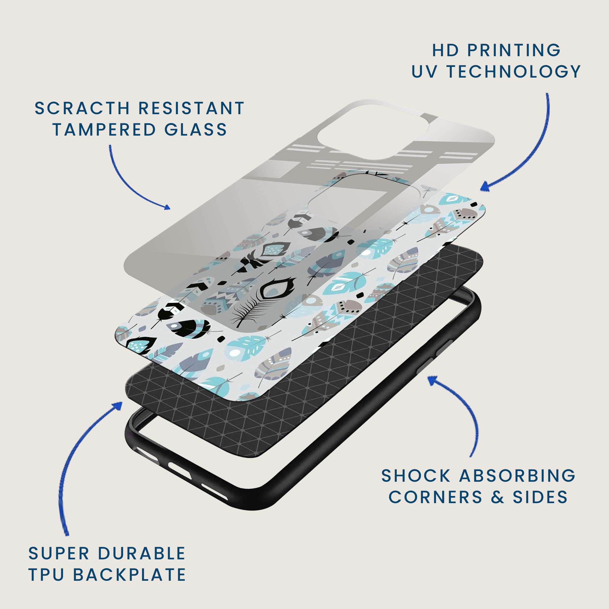 Free Spirit Mobile Back Cover Layer Image