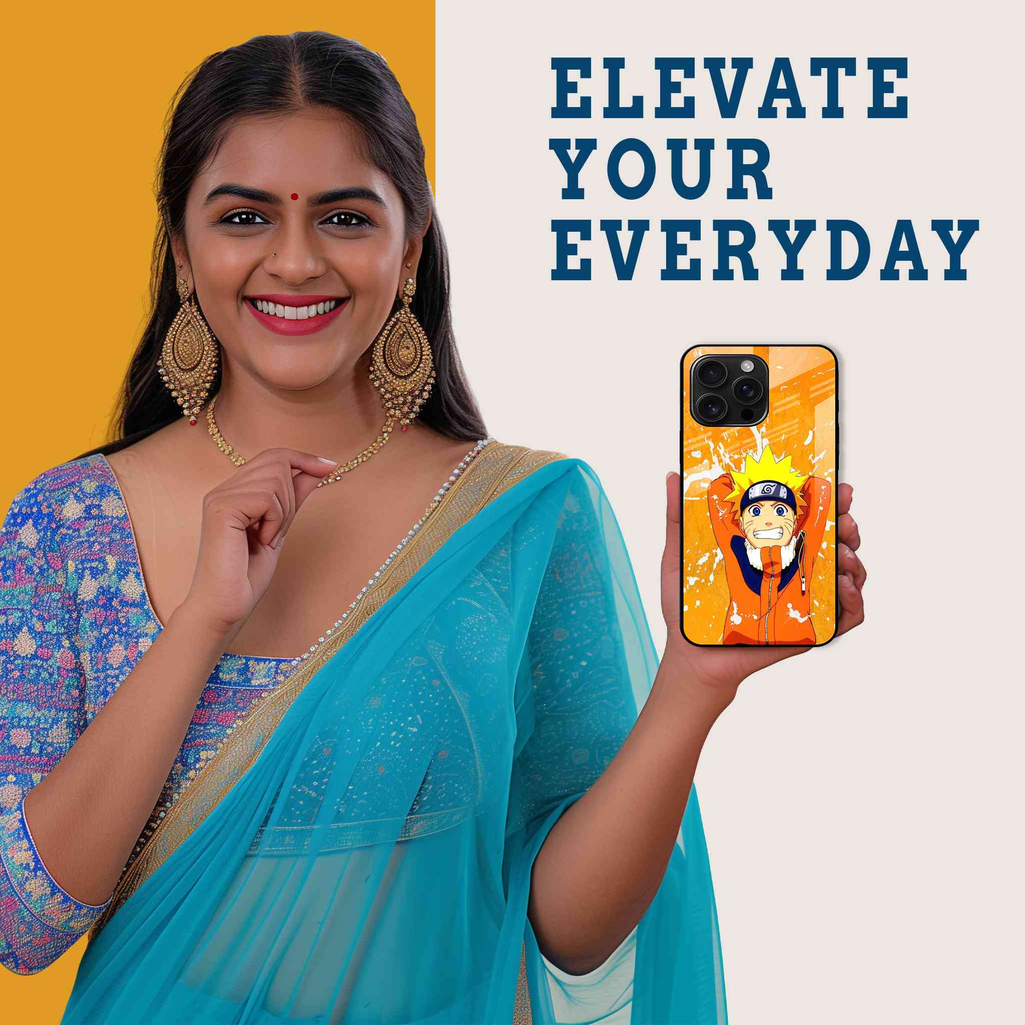Funky Naruto Mobile Back Cover Woman Image