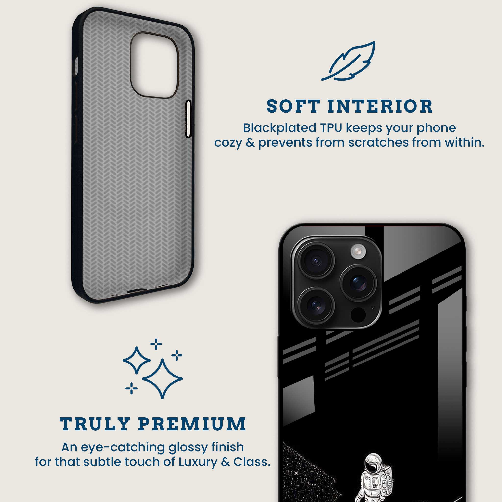 Funny Space Janitor Mobile Back Cover Brand Image