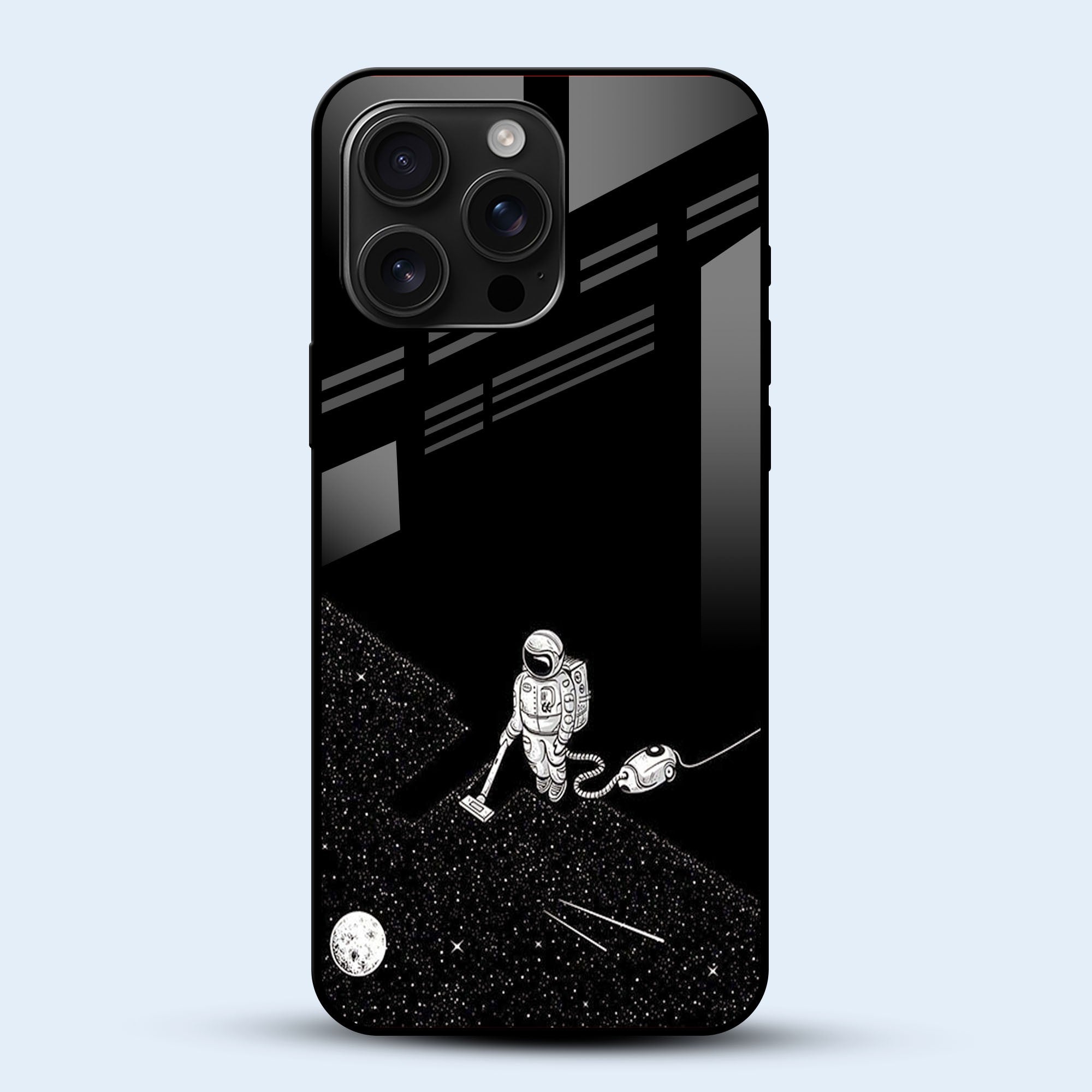 Funny Space Janitor Mobile Back Cover Main Image
