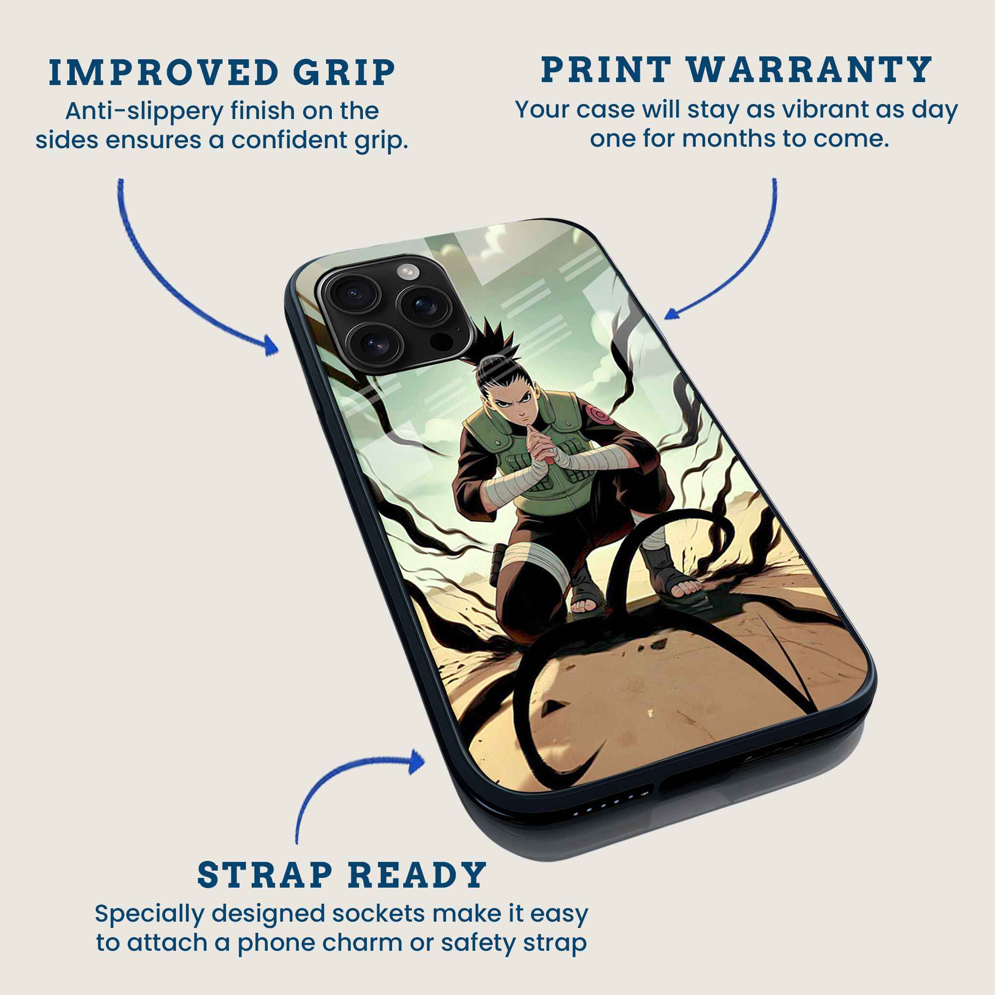 Genius Shikamaru Mobile Back Cover Feature Image