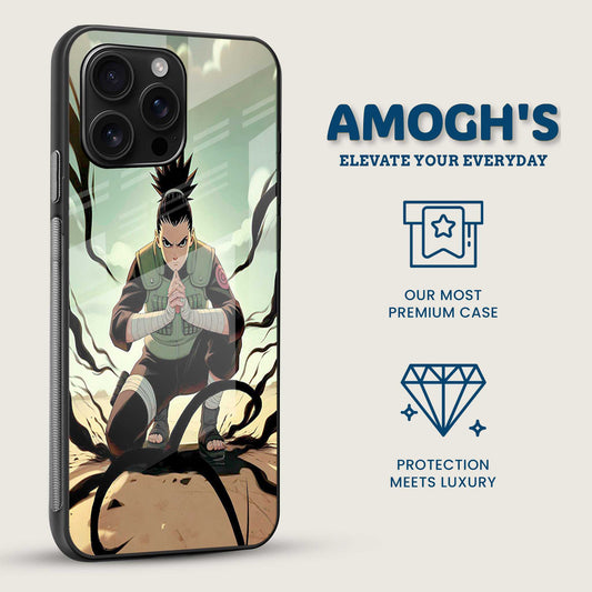 Genius Shikamaru Mobile Back Cover Side Image