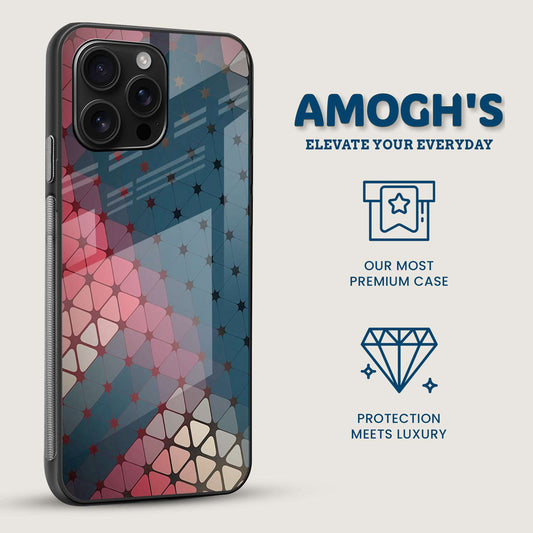 Glass Prism Peak Mobile Back Cover Side Image
