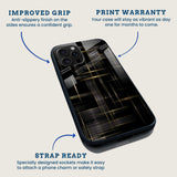 Gold Shimmer Mobile Back Cover Feature Image